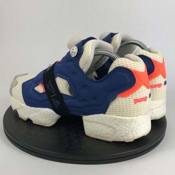 Instapump Fury x Adidas Boost 'Prototype' Blue/Orange FU9240 Men’s Size 7.5 - Picture 7 of 12